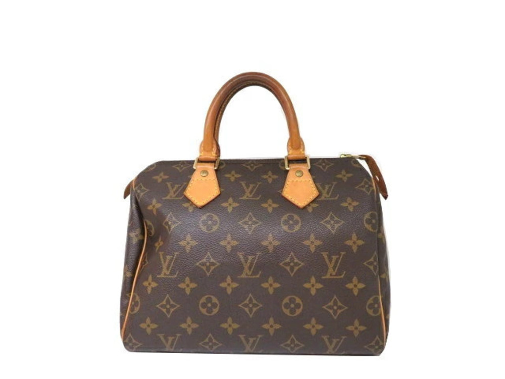 LOUIS VUITTON bag handbag Speedy Monogram Leather Brown